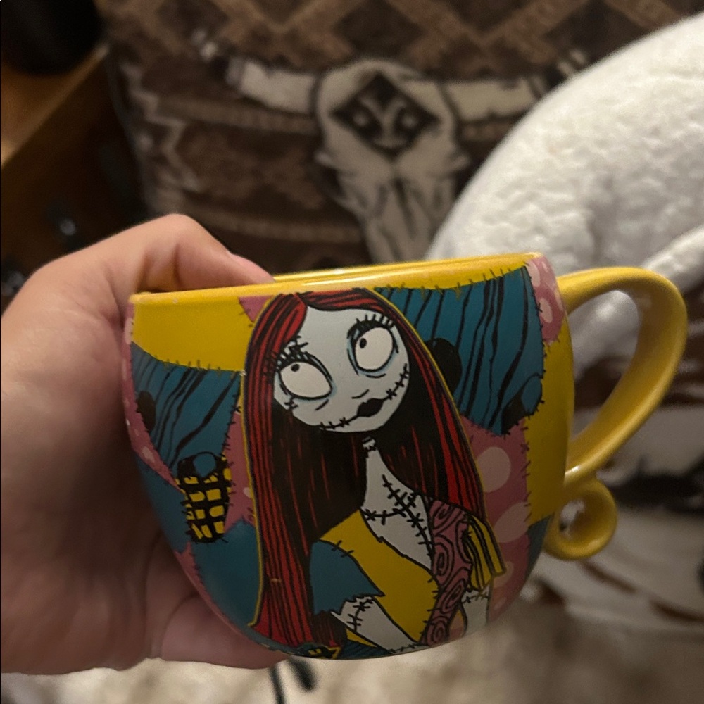 The Nightmare Before Christmas Sally Yellow Art Mug